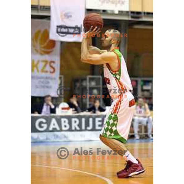 Boban Tomic at basketball match Grosbasket-Helios Suns in Telemach league, Grosuplje, Slovenia on November 22,2014