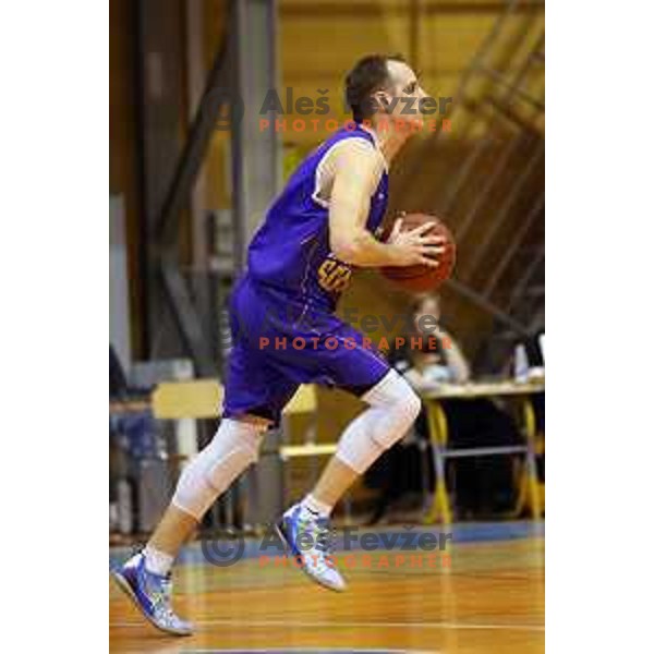 Dejan Mlakar at basketball match Grosbasket-Helios Suns in Telemach league, Grosuplje, Slovenia on November 22,2014