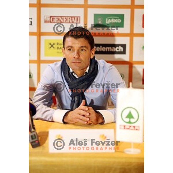 Saso Udovic during KZS press conference for upcoming All star game. Conference was taken place in brewery Union in Ljubljana, Slovenia on December 3, 2014