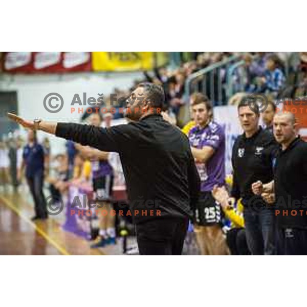 Boris Denic in action during handball match Maribor Branik - Celje pivovarna Lasko, Maribor 3.12.2014, Tabor Hall