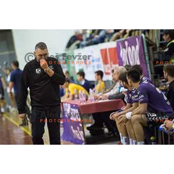 Boris Denic in action during handball match Maribor Branik - Celje pivovarna Lasko, Maribor 3.12.2014, Tabor Hall