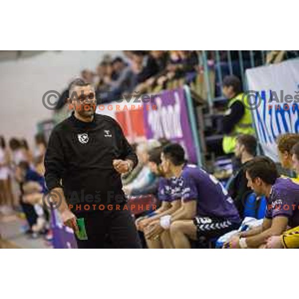 Boris Denic in action during handball match Maribor Branik - Celje pivovarna Lasko, Maribor 3.12.2014, Tabor Hall