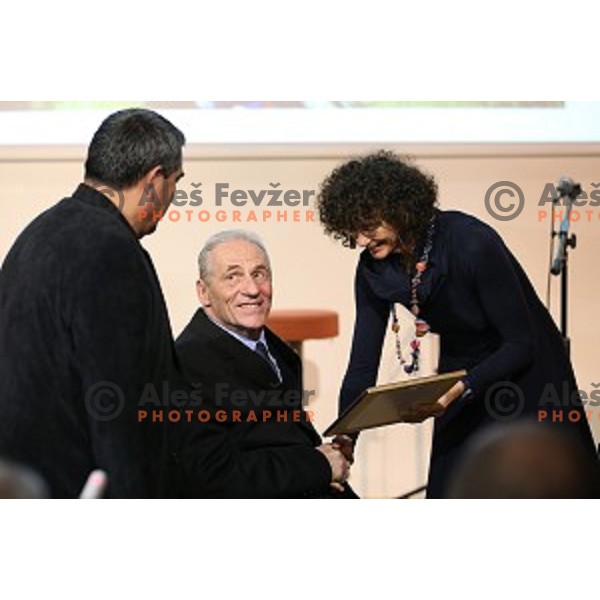 Joze Okoren at Disabled Sportsman of the year in Slovenia event in Austria Trend Hotel, Ljubljana, on December 8, 2014