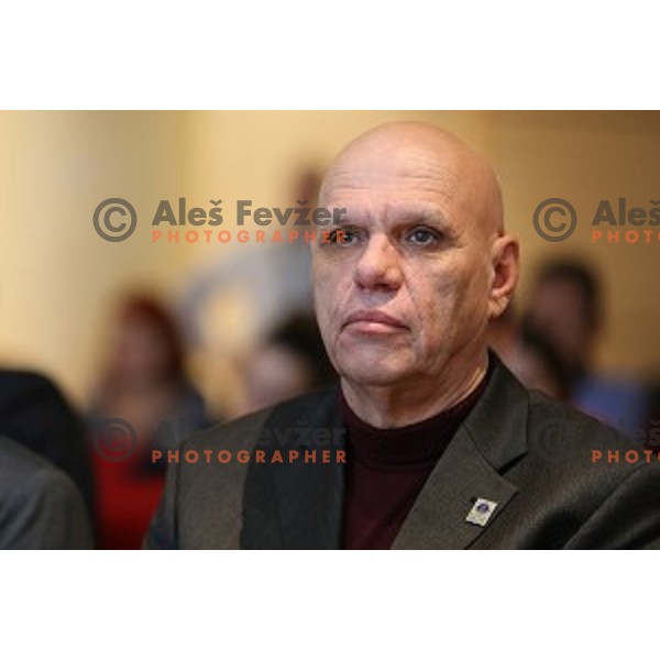 Franc Pinter at Disabled Sportsman of the year in Slovenia event in Austria Trend Hotel, Ljubljana, on December 8, 2014