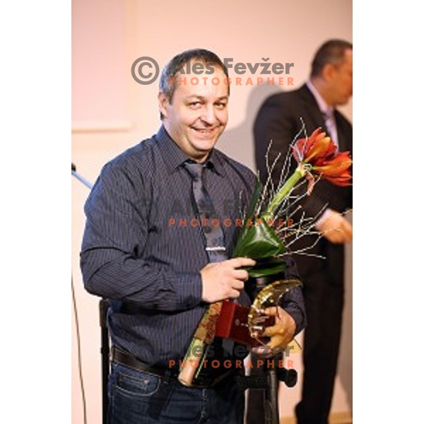 Francek Gorazd Tirsek at Disabled Sportsman of the year in Slovenia event in Austria Trend Hotel, Ljubljana, on December 8, 2014
