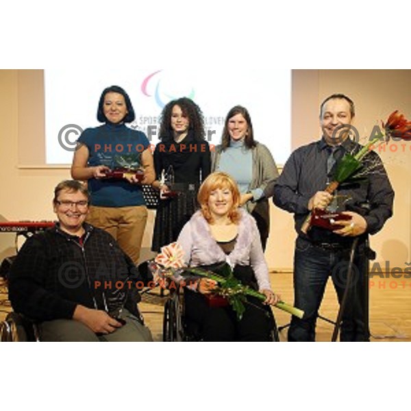 Disabled Sportsman of the year in Slovenia event in Austria Trend Hotel, Ljubljana, on December 8, 2014