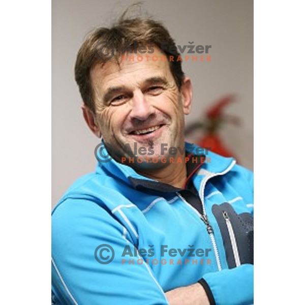 Dusan Gorisek during Alpine section of Slovenia ski federation meeting in Ljubljana on December 10, 2014
