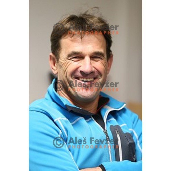 Dusan Gorisek during Alpine section of Slovenia ski federation meeting in Ljubljana on December 10, 2014