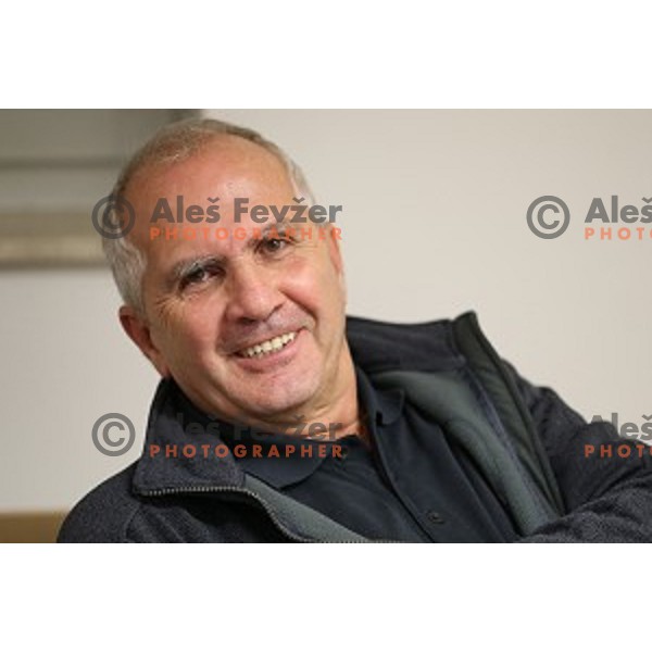 Sreco Medven during Alpine section of Slovenia ski federation meeting in Ljubljana on December 10, 2014