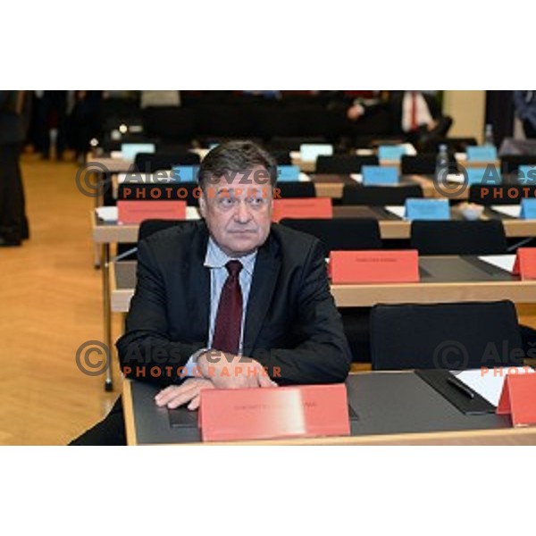 Zoran Jankovic at General Assembly of OKS in hotel Union, Ljubljana on December 16, 2014
