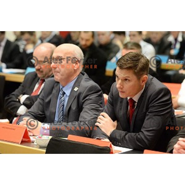 Andraz Vehovar at General Assembly of OKS in hotel Union, Ljubljana on December 16, 2014
