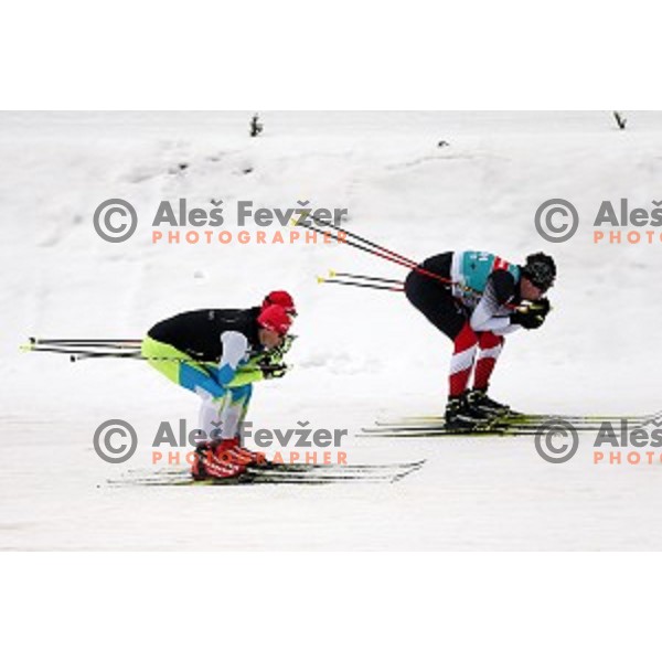 official training before first event of EBU Biathlon World Cup at Pokljuka, Slovenia on December 17, 2014