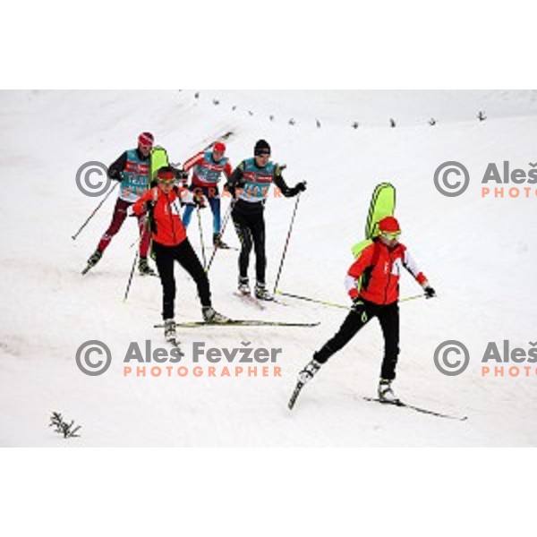 official training before first event of EBU Biathlon World Cup at Pokljuka, Slovenia on December 17, 2014