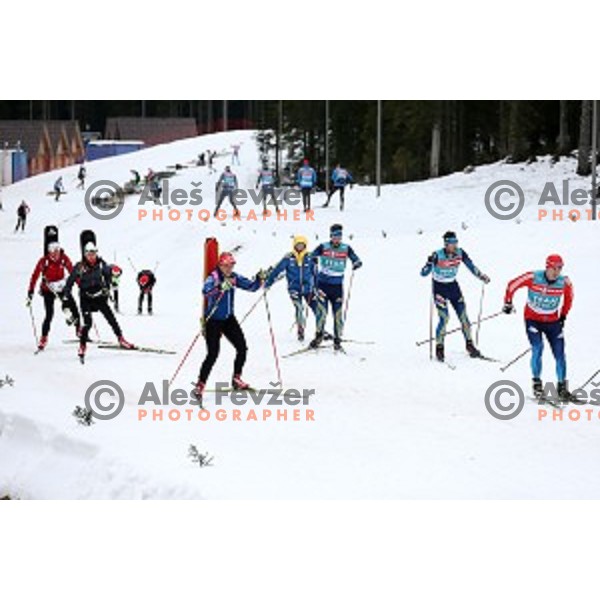 official training before first event of EBU Biathlon World Cup at Pokljuka, Slovenia on December 17, 2014
