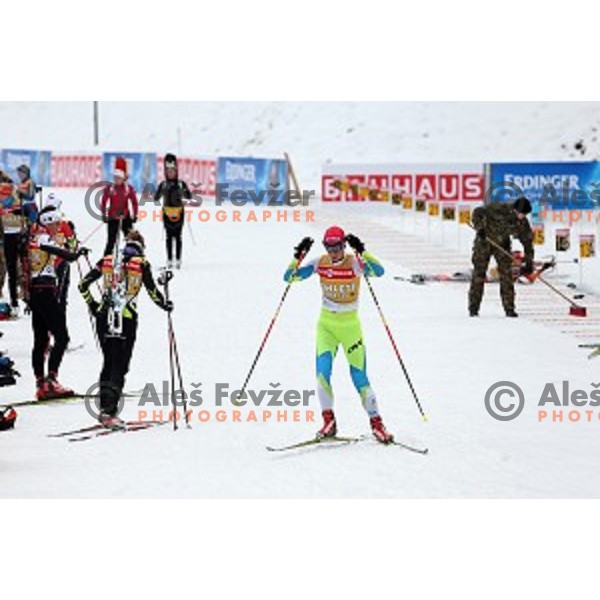 official training before first event of EBU Biathlon World Cup at Pokljuka, Slovenia on December 17, 2014