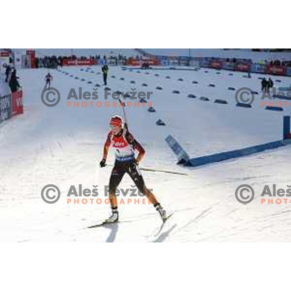 BMW IBU World Cup Biathlon women 7.5 km sprint at Pokljuka,Slovenia on December 18, 2014