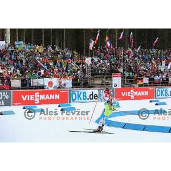 BMW IBU World Cup Biathlon women 7.5 km sprint at Pokljuka,Slovenia on December 18, 2014