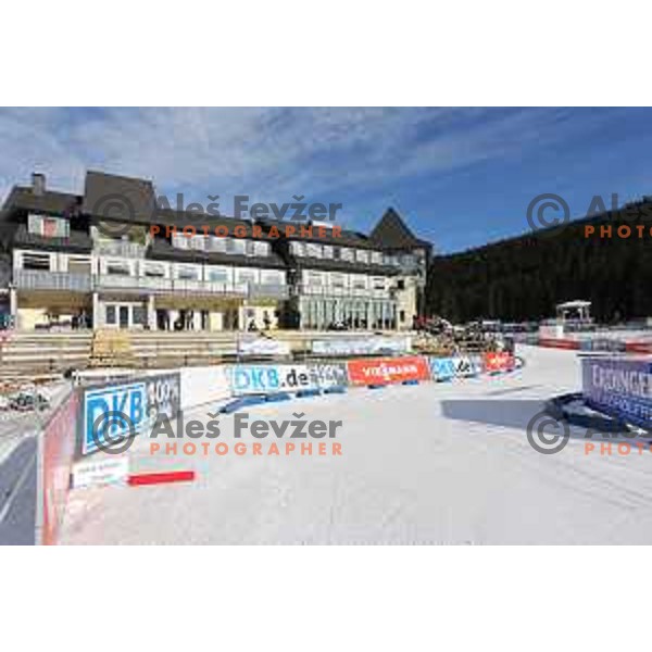 BMW IBU World Cup Biathlon women 7.5 km sprint at Pokljuka,Slovenia on December 18, 2014