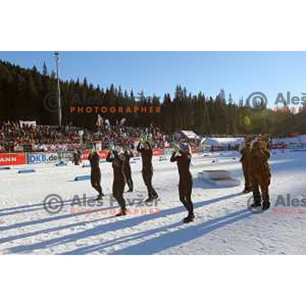 BMW IBU World Cup Biathlon Men 10 km sprint at Pokljuka, Slovenia on December 19, 2014