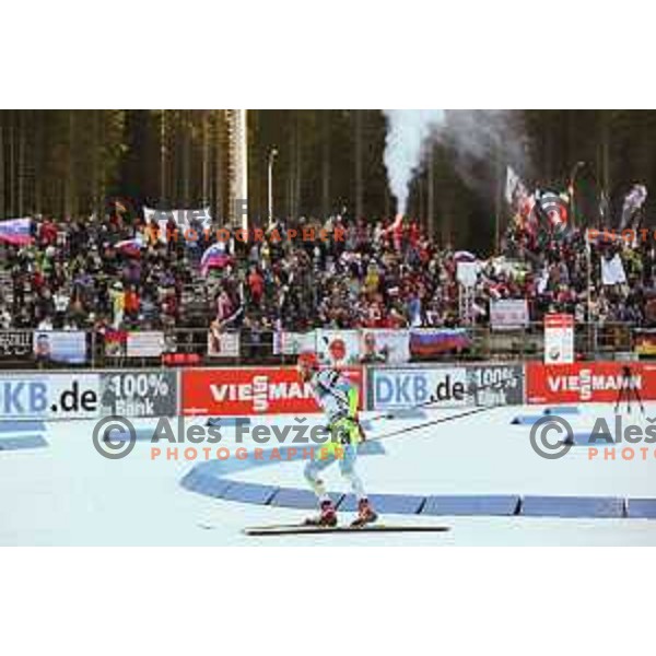 BMW IBU World Cup Biathlon Men 10 km sprint at Pokljuka, Slovenia on December 19, 2014