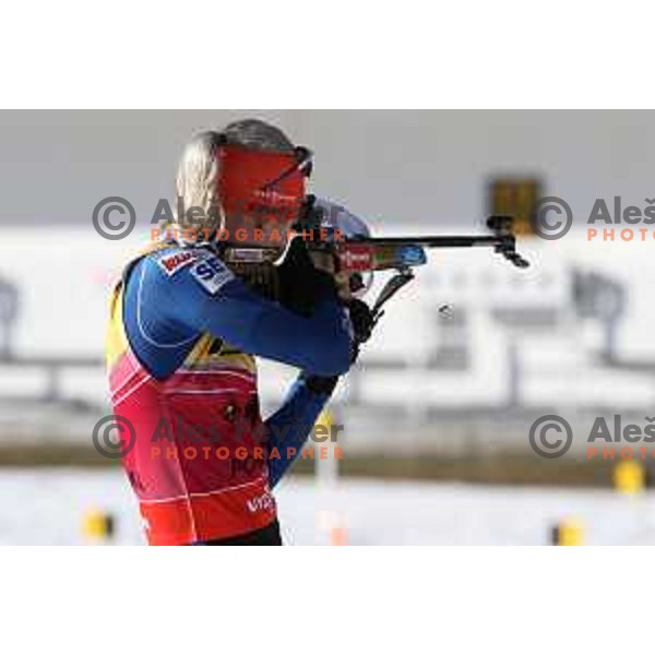Kaisa Makarainen (FIN) during BMW IBU World Cup Biathlon, Women 10km pursuit, Pokljuka, Slovenia, December 20, 2014