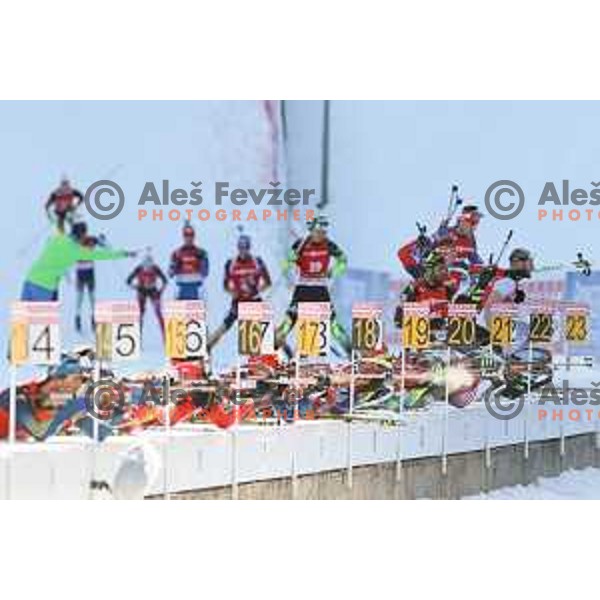 BMW IBU World Cup Biathlon, Men 12.5km pursuit, Pokljuka, Slovenia, December 20, 2014