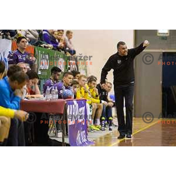 Boris Denic in action during RK Maribor - RK Gorenje Velenje handball match, played in Maribor in Tabor hall on 20.12.2014