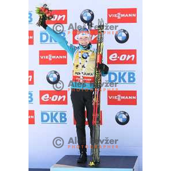 Kaisa Makarainen (FIN) during BMW IBU World Cup Biathlon, Women Mass Start 12.5km, Pokljuka, Slovenia, December 21, 2014 