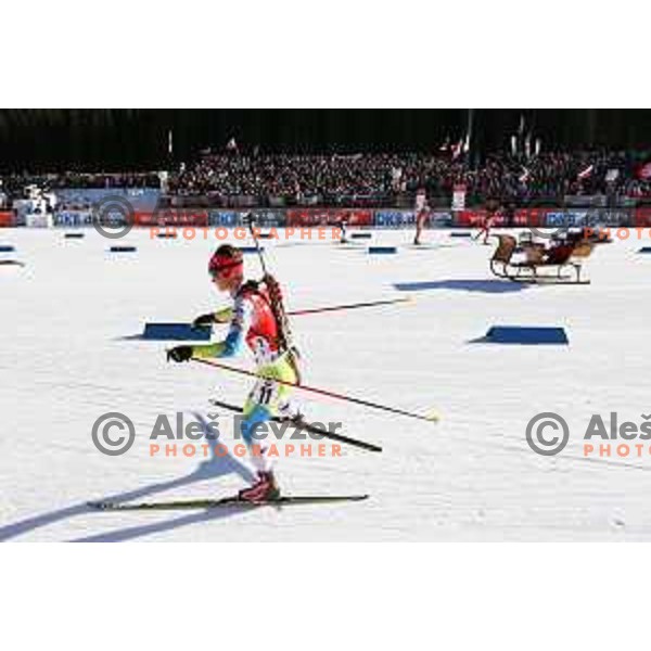 Teja Gregorin (SLO) during BMW IBU World Cup Biathlon, Women Mass Start 12.5km, Pokljuka, Slovenia, December 21, 2014 