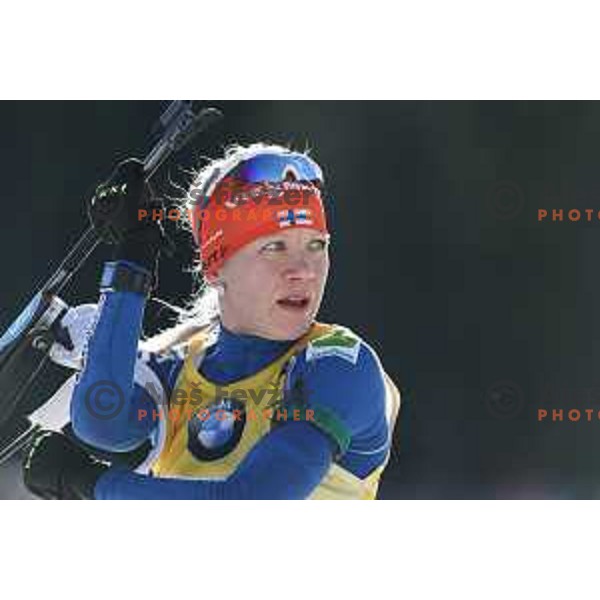Kaisa Makarainen (FIN)during BMW IBU World Cup Biathlon, Women Mass Start 12.5km, Pokljuka, Slovenia, December 21, 2014