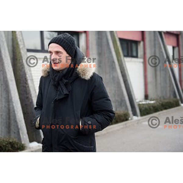 Milenko Acimovic during first practice of football club Olimpija, ZAK, Ljubljana, Slovenia, 08.01.2015