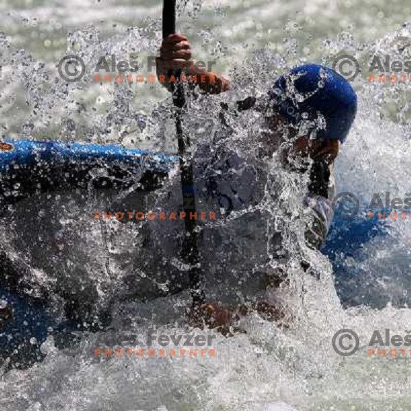 Stepanka Hilgertova (CZE) during qualification run at ICF slalom World Cup race in Tacen, Slovenia on July 7th 2007. Photo by Ales Fevzer 