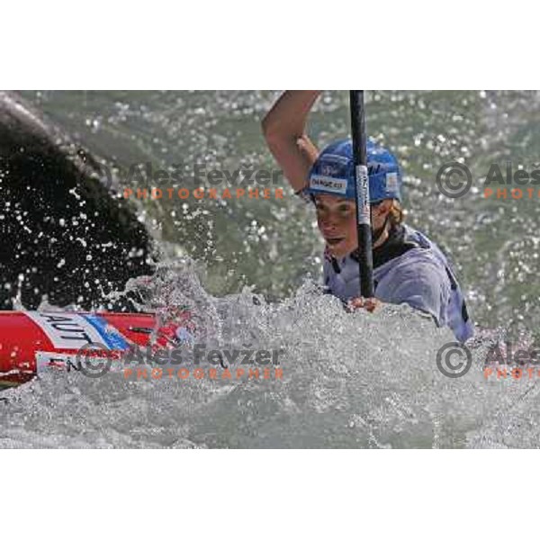 Violetta Oblinger Peters (AUT) during qualification run at ICF slalom World Cup race in Tacen, Slovenia on July 7th 2007. Photo by Ales Fevzer 
