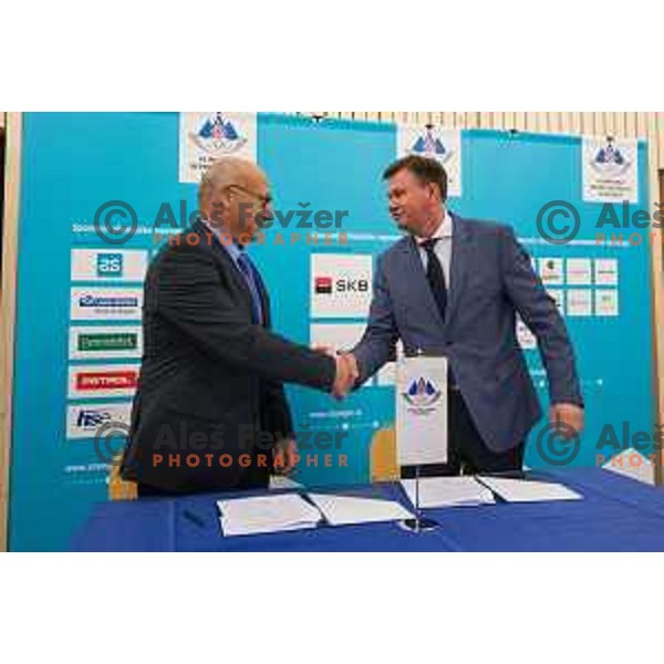 Press conference of Slovenian youth olympic team before European Youth Olympic Festival Vorarlberg 2015, Bled, Slovenia, on January 21, 2015