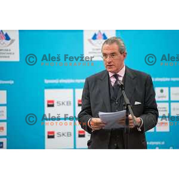 Press conference of Slovenian youth olympic team before European Youth Olympic Festival Vorarlberg 2015, Bled, Slovenia, on January 21, 2015