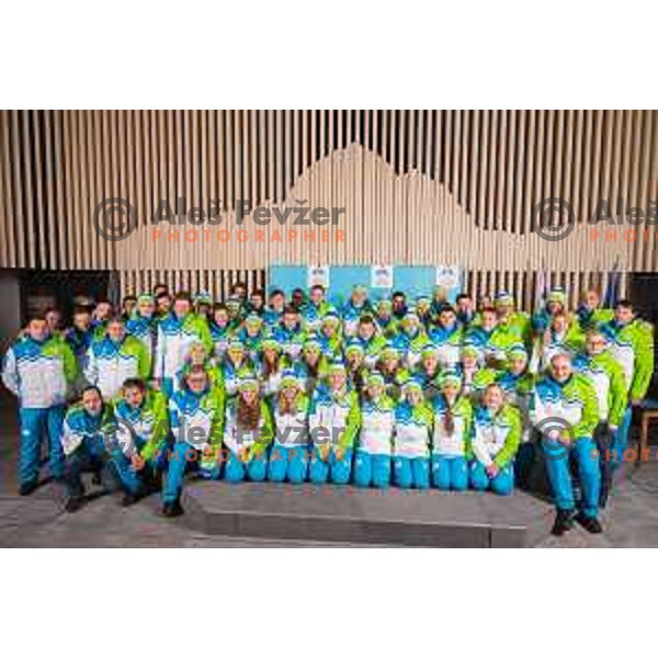 Press conference of Slovenian youth olympic team before European Youth Olympic Festival Vorarlberg 2015, Bled, Slovenia, on January 21, 2015