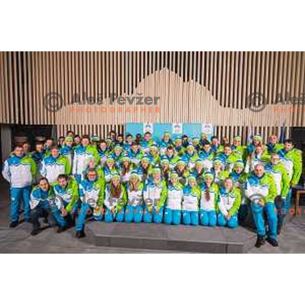Press conference of Slovenian youth olympic team before European Youth Olympic Festival Vorarlberg 2015, Bled, Slovenia, on January 21, 2015