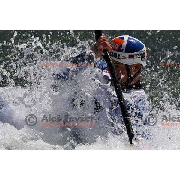 Campbell Walsh in Final of ICF slalom World Cup race in Tacen, Slovenia on July 8th 2007. Photo by Ales Fevzer 