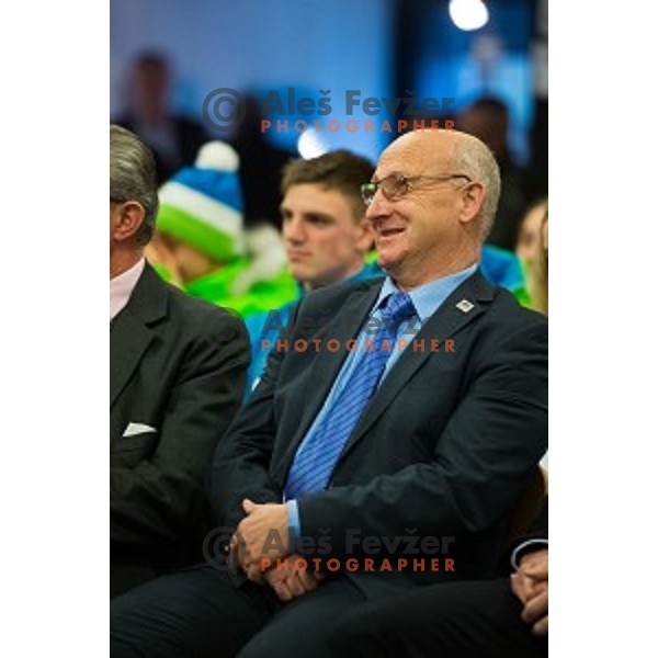 Press conference of Slovenian youth olympic team before European Youth Olympic Festival Vorarlberg 2015, Bled, Slovenia, on January 21, 2015