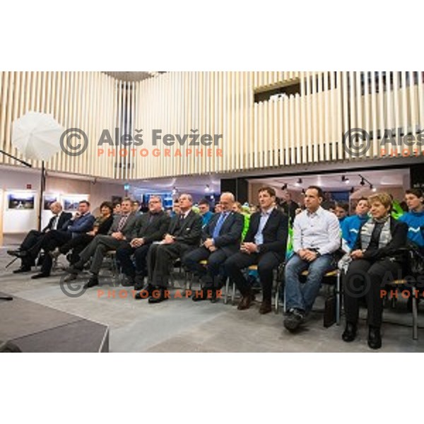Press conference of Slovenian youth olympic team before European Youth Olympic Festival Vorarlberg 2015, Bled, Slovenia, on January 21, 2015