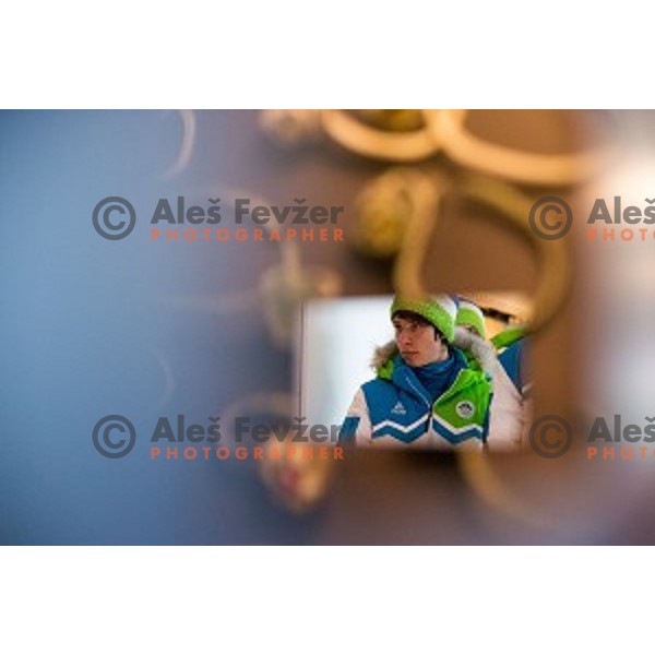 Press conference of Slovenian youth olympic team before European Youth Olympic Festival Vorarlberg 2015, Bled, Slovenia, on January 21, 2015