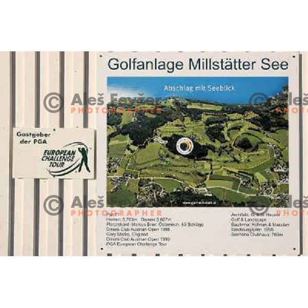 View of the course at Millstatter See golf club in Austria. Photo by Ales Fevzer 