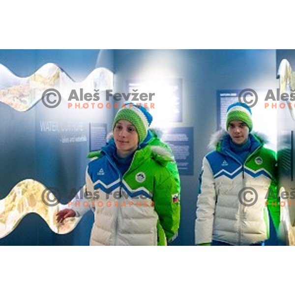 Press conference of Slovenian youth olympic team before European Youth Olympic Festival Vorarlberg 2015, Bled, Slovenia, on January 21, 2015