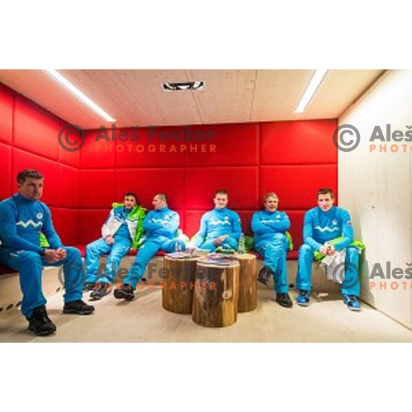 Press conference of Slovenian youth olympic team before European Youth Olympic Festival Vorarlberg 2015, Bled, Slovenia, on January 21, 2015