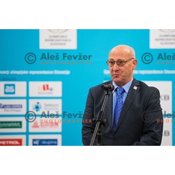 Press conference of Slovenian youth olympic team before European Youth Olympic Festival Vorarlberg 2015, Bled, Slovenia, on January 21, 2015