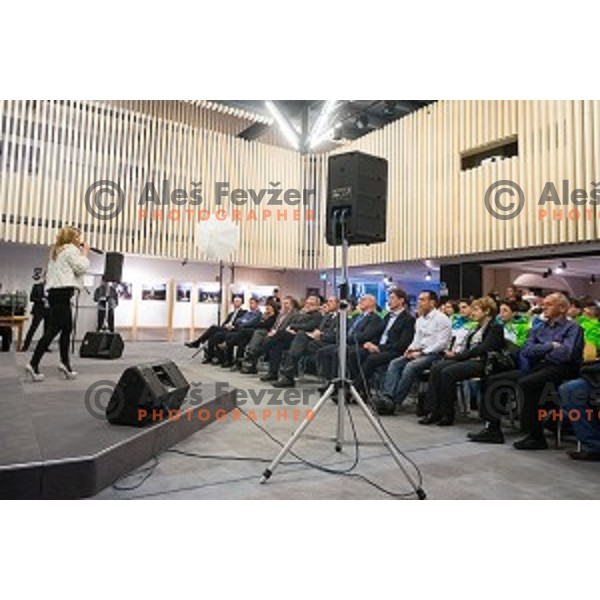 Press conference of Slovenian youth olympic team before European Youth Olympic Festival Vorarlberg 2015, Bled, Slovenia, on January 21, 2015