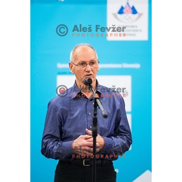 Press conference of Slovenian youth olympic team before European Youth Olympic Festival Vorarlberg 2015, Bled, Slovenia, on January 21, 2015