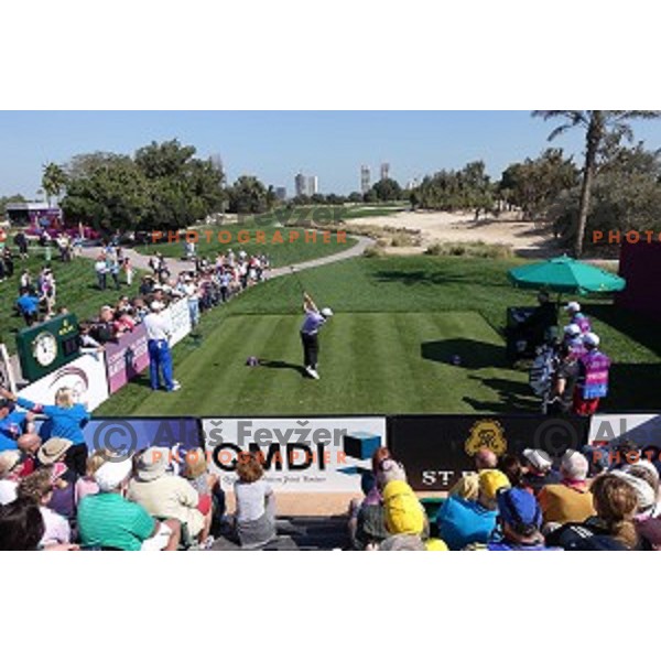 Sergio Garcia (ESP) in action in first round of Commercial Bank Qatar Masters, European Tour tournament, Doha Golf Club, Qatar on January 21, 2015
