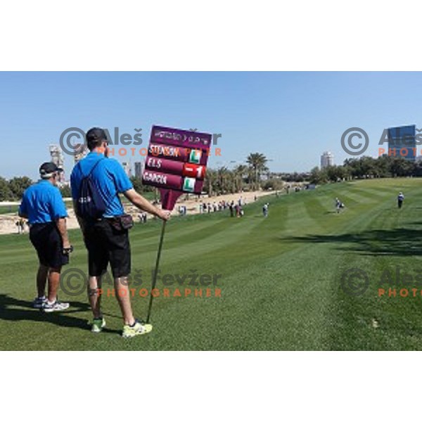 action in first round of Commercial Bank Qatar Masters, European Tour tournament, Doha Golf Club, Qatar on January 21, 2015