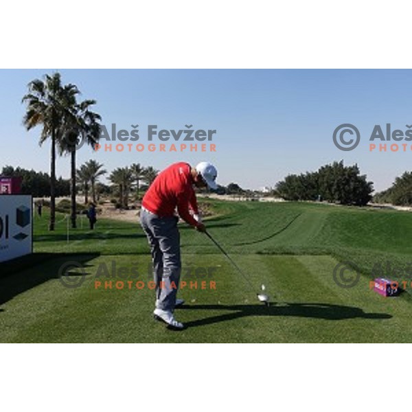 Mikko Ilonen (FIN) in action in first round of Commercial Bank Qatar Masters, European Tour tournament, Doha Golf Club, Qatar on January 21, 2015